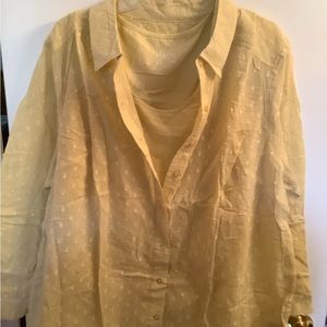 D & Co 2X Yellow Tank and Top new